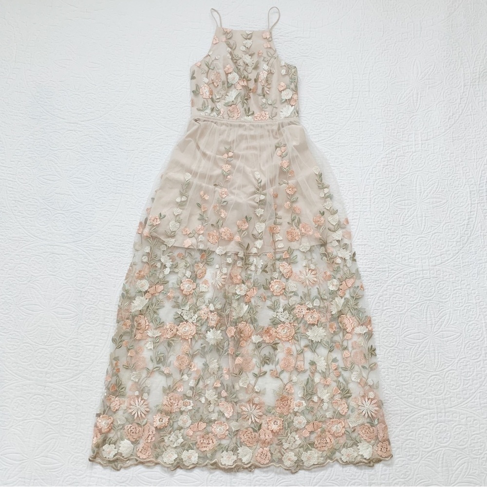 Anthropologie x BHLDN‎ Floral Embroidery Shannon Dress